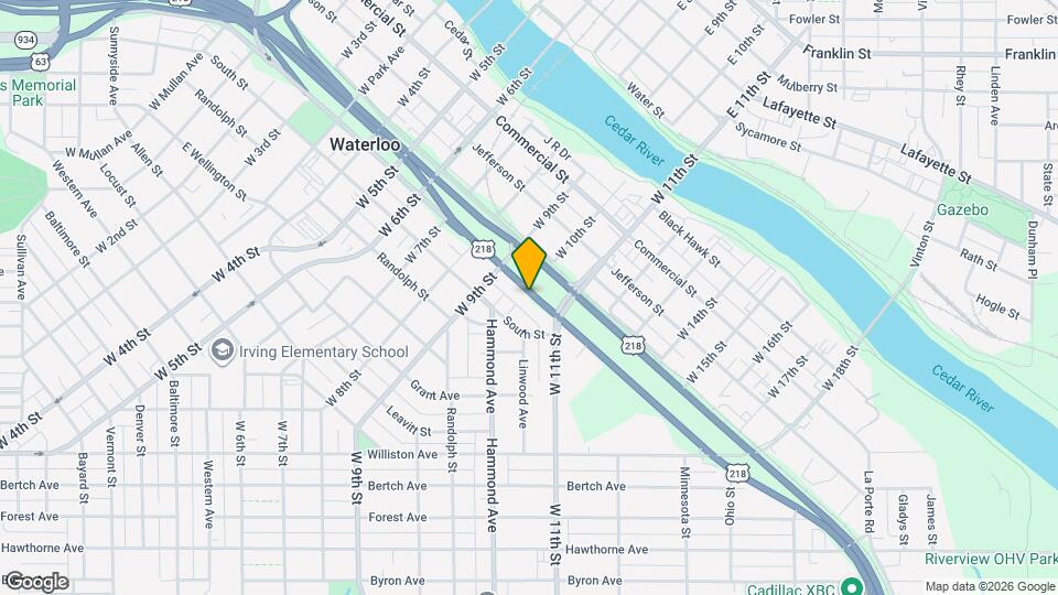 1206 Washington St Mapa y Detalles de la Ubicación