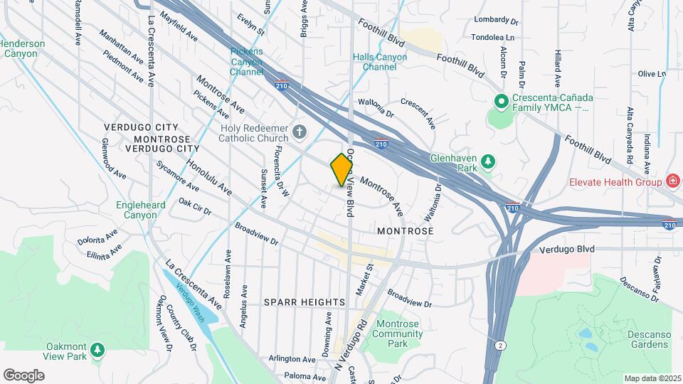 2315 Mira Vista Ave Map and Location Details