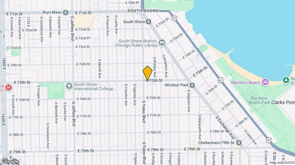 7505 S Yates Blvd Map and Location Details