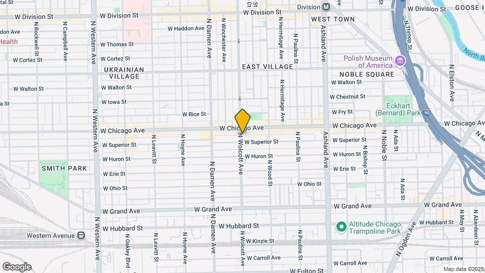 741-745 N Wolcott Ave Map and Location Details