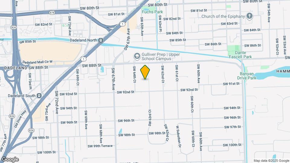 9000 SW 63rd Ct Map and Location Details