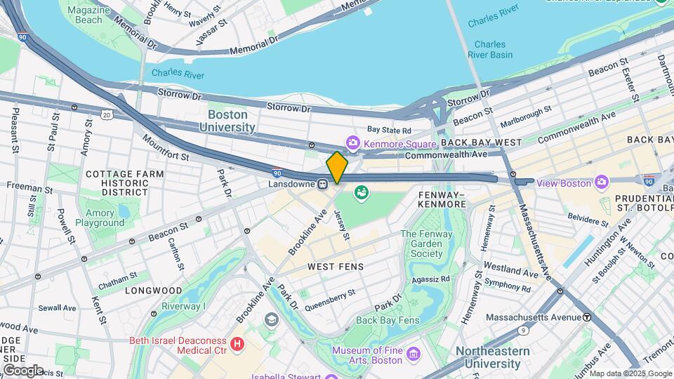 53 Brookline Ave, Unit 211 Mapa y Detalles de la Ubicación