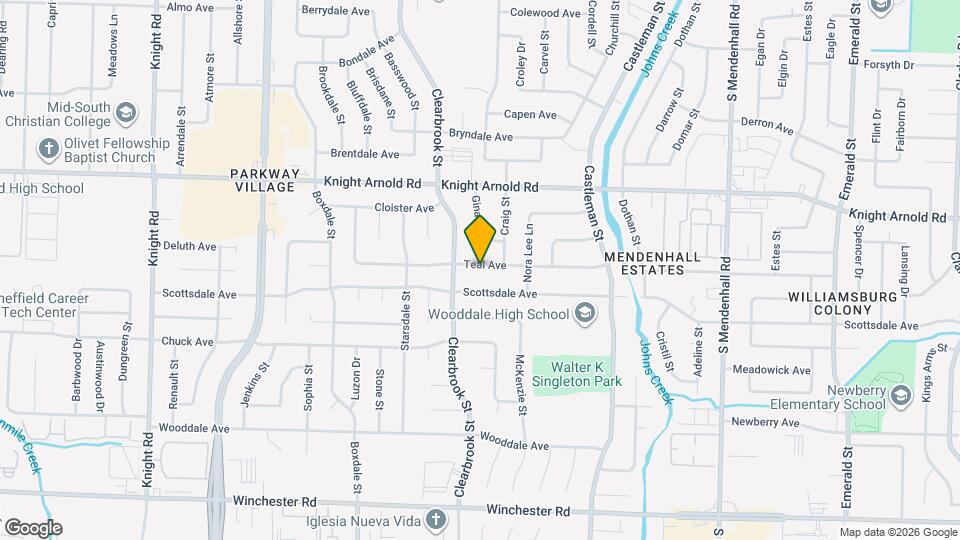 5009 Teal Ave Map and Location Details