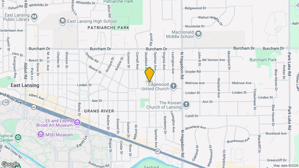 520 Stoddard Ave Map and Location Details