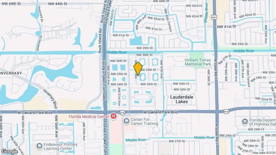 3406 NW 49th Ave Map and Location Details