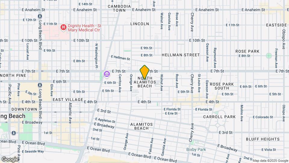 530 Almond Ave Map and Location Details