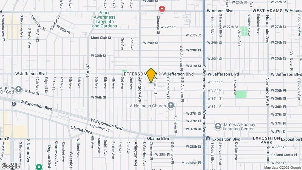 2018 W 35th St, Unit Via Monty Mapa y Detalles de la Ubicación