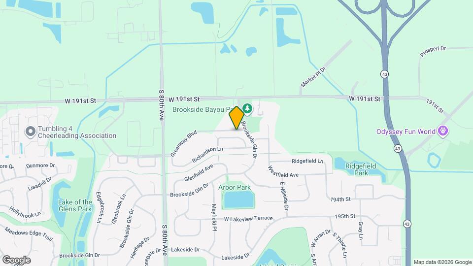 7714 Northfield Ln Map and Location Details