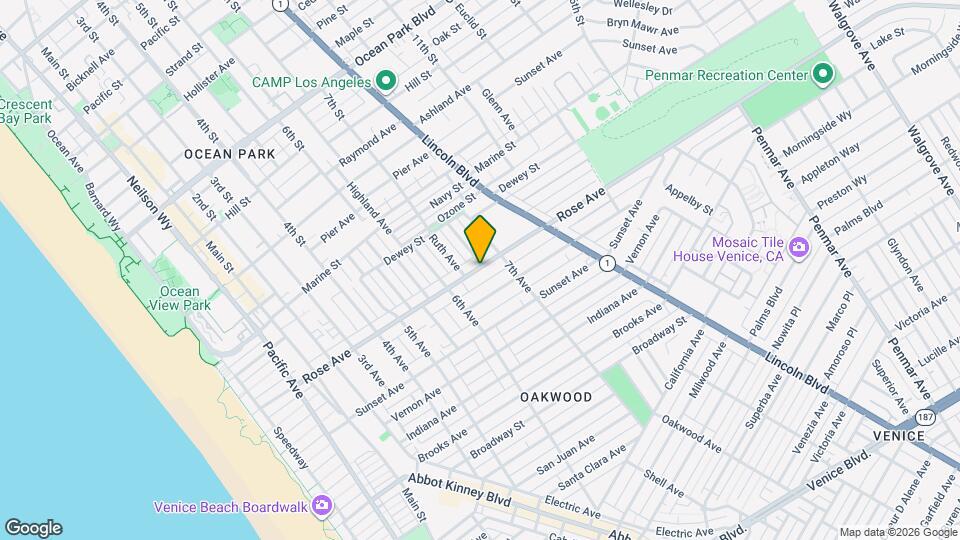 648 Rose Ave, Unit 648 Map and Location Details