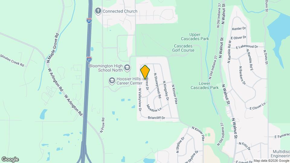 3411 N Windcrest Dr Map and Location Details