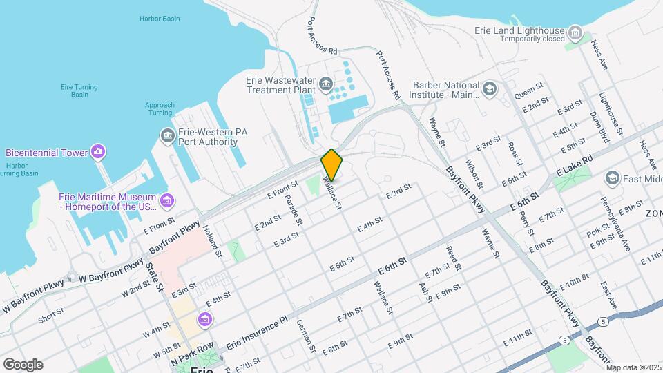 502 E 2nd St Map and Location Details