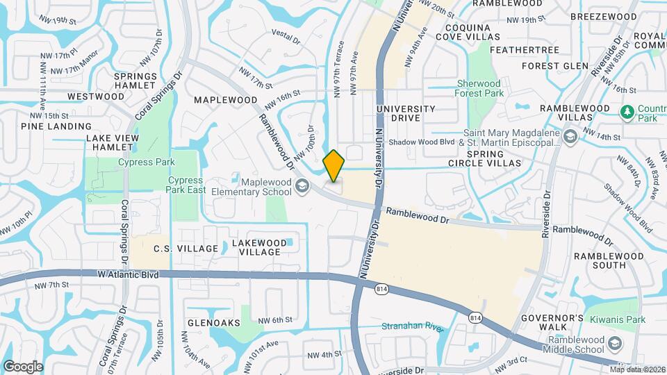1113 NW 97th Dr Map and Location Details