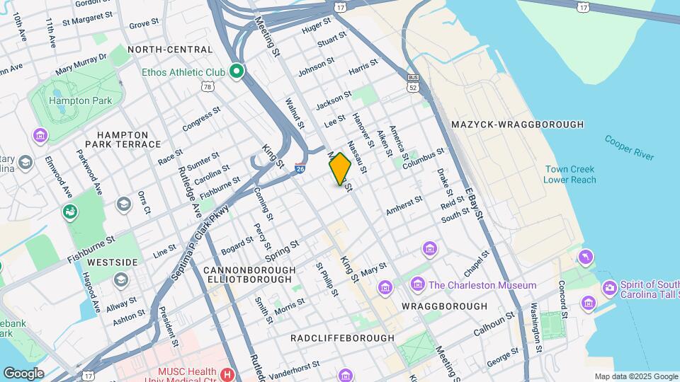 128 Columbus St Map and Location Details