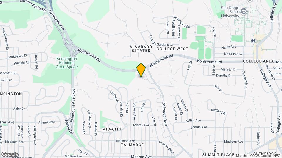 5006 Collwood Way Mapa y Detalles de la Ubicación