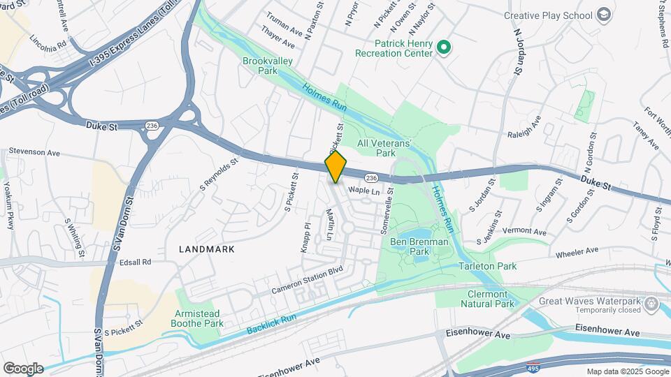 120 Cameron Station Blvd Map and Location Details