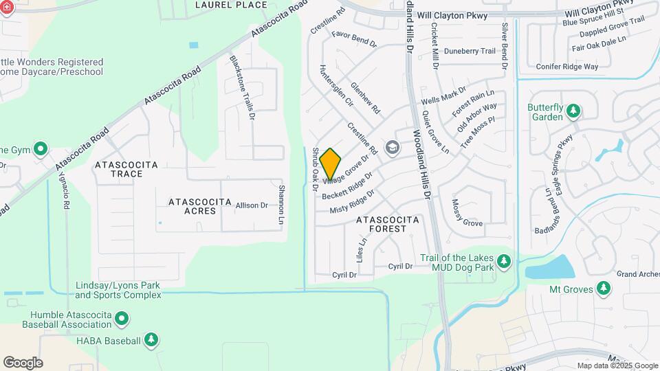 3618 Village Grove Dr Map and Location Details