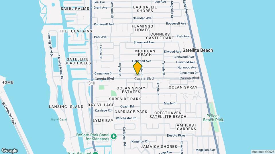 408 Cassia Blvd Map and Location Details