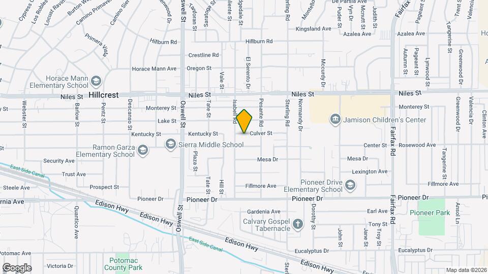 3307 Culver St Map and Location Details