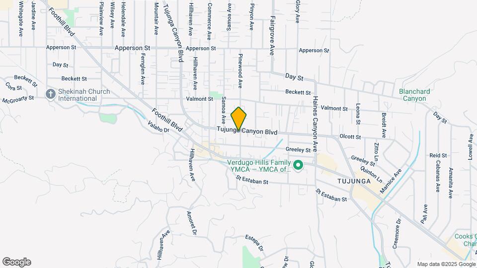 10101 Tujunga Canyon Blvd Map and Location Details