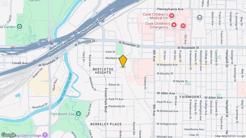 2101 Harrison Ave Map and Location Details