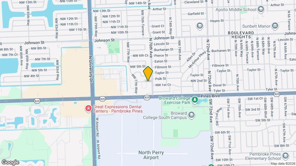 141 NW 76th Terrace Mapa y Detalles de la Ubicación