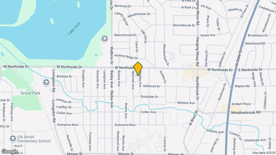 3811 Mosley Ave Map and Location Details