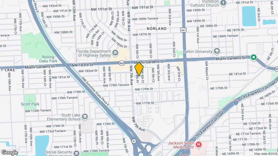18011 NW 6th Pl Mapa y Detalles de la Ubicación