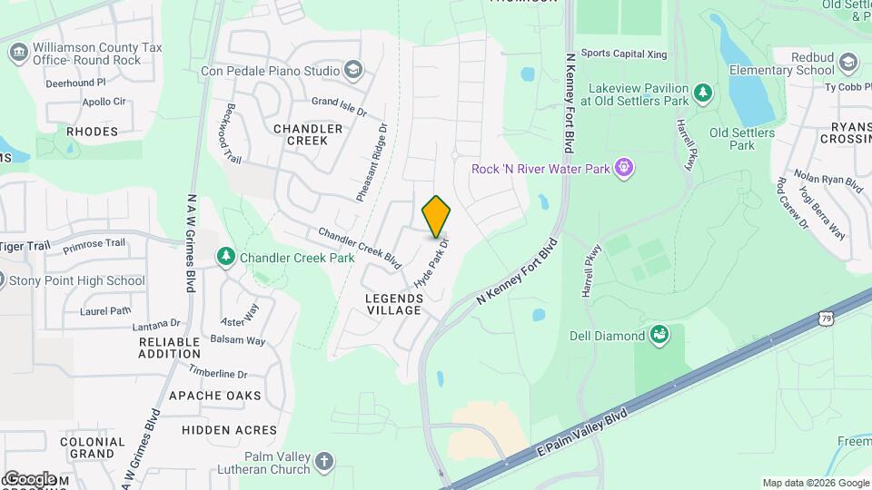 1152 Hyde Park Dr Map and Location Details