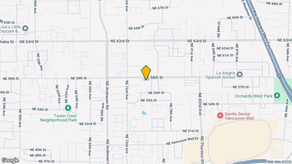 5711 NE 74th Ct, Unit B Map and Location Details