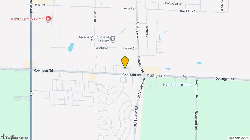 6379 Robinson Rd Map and Location Details