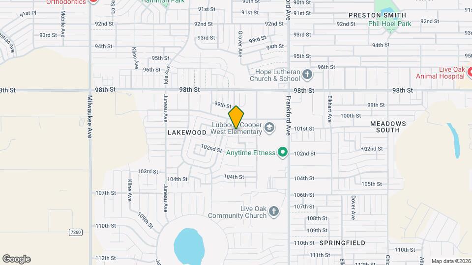 5901 101st St Map and Location Details