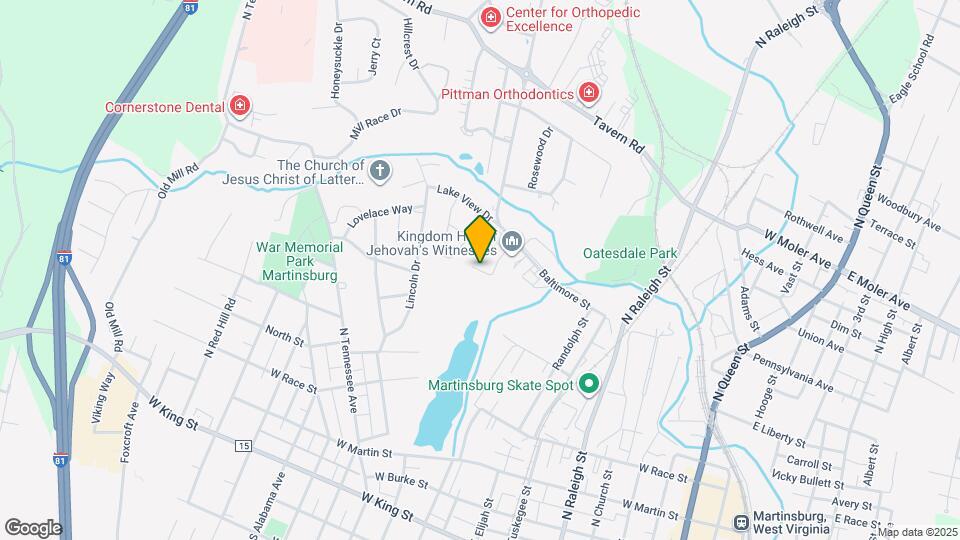 408 Overlook Dr Map and Location Details