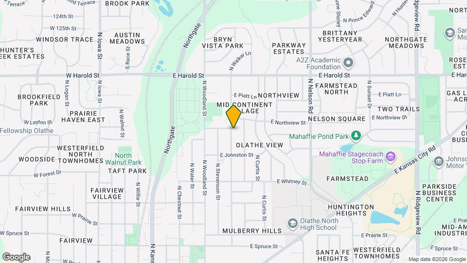 834 N Walker Ln Map and Location Details