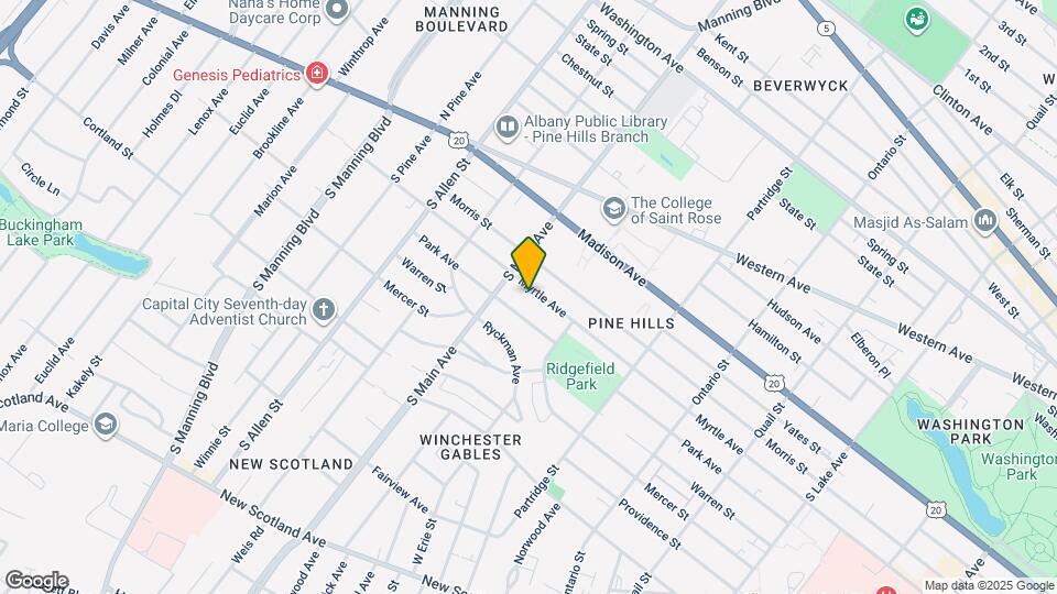 822 Myrtle Ave, Unit 822 Map and Location Details