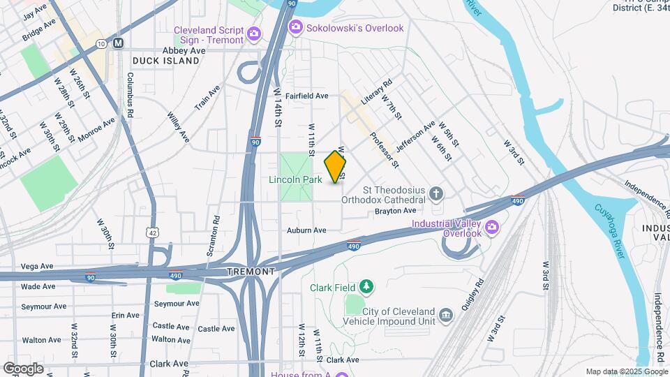 2484 W 10th St Map and Location Details