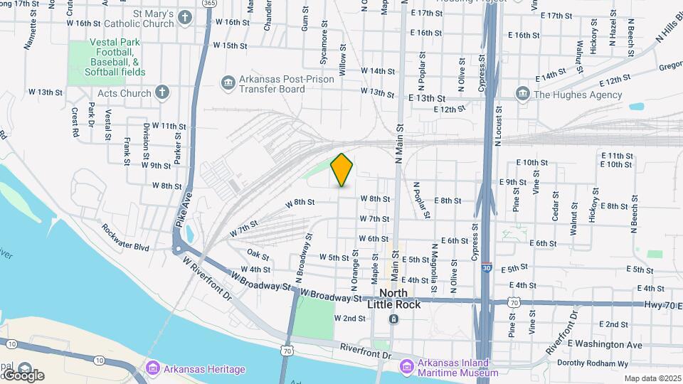 810 Willow St Map and Location Details