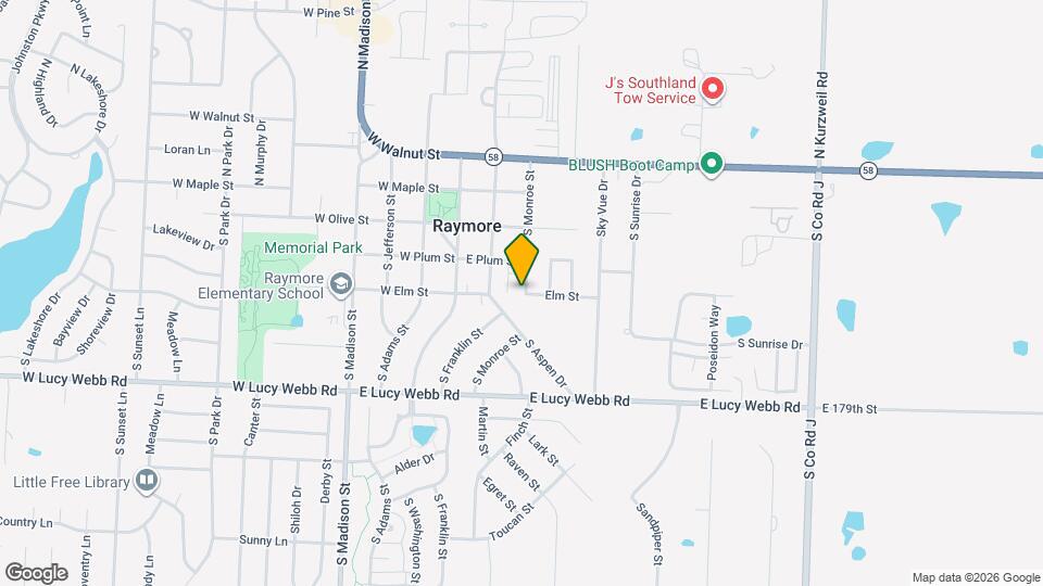 412 S Monroe St Map and Location Details