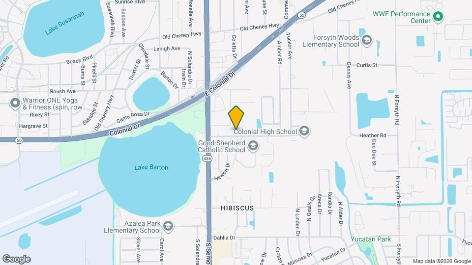 5815 Oleander Dr Map and Location Details