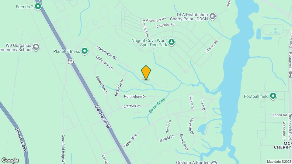 214 Manchester Rd Map and Location Details