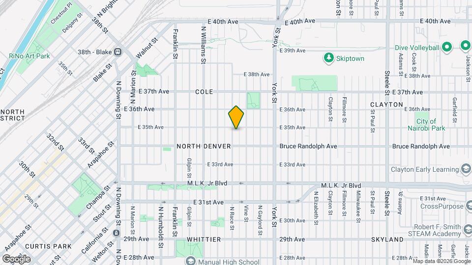 3444 N Race St Map and Location Details