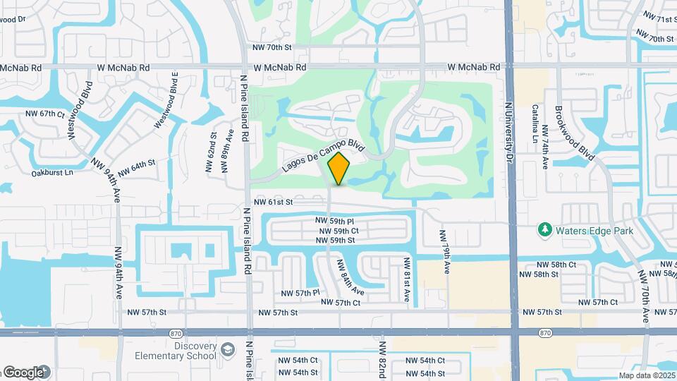 8405 NW 61st St Map and Location Details