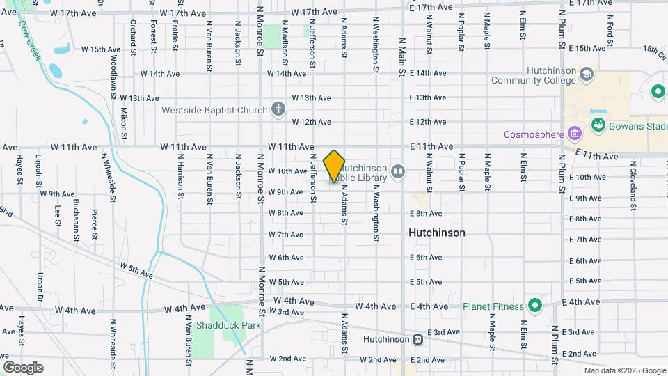 206 W 9th Ave Map and Location Details