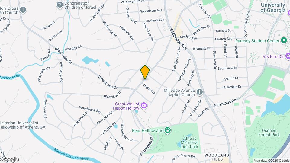 1943 S Lumpkin St Map and Location Details