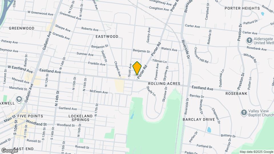 704 Porter Rd Map and Location Details