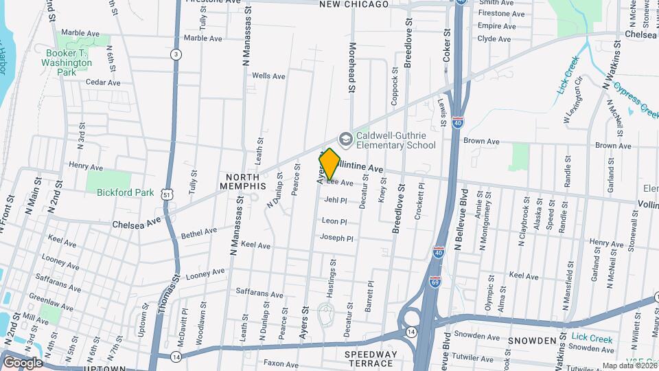 925 Lee Ave Map and Location Details