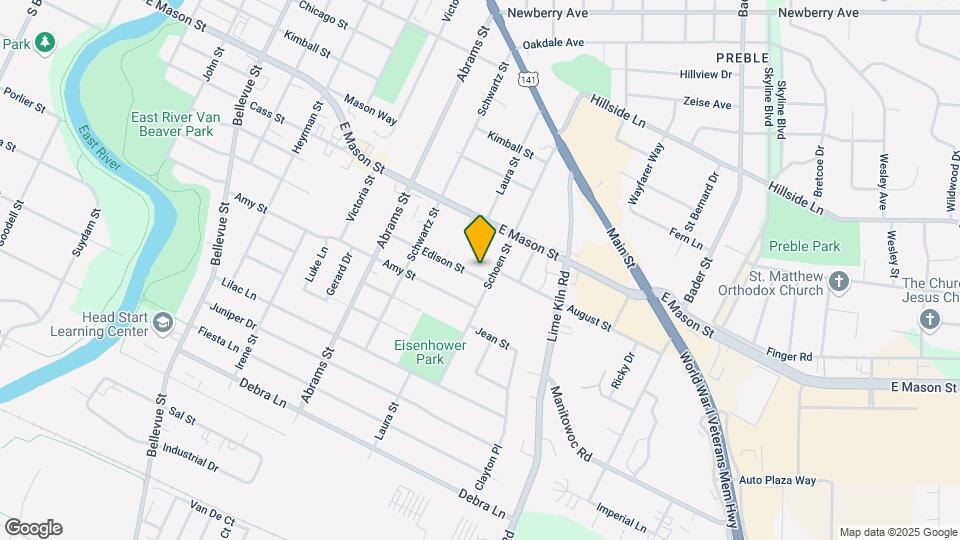 1785 Edison St Map and Location Details