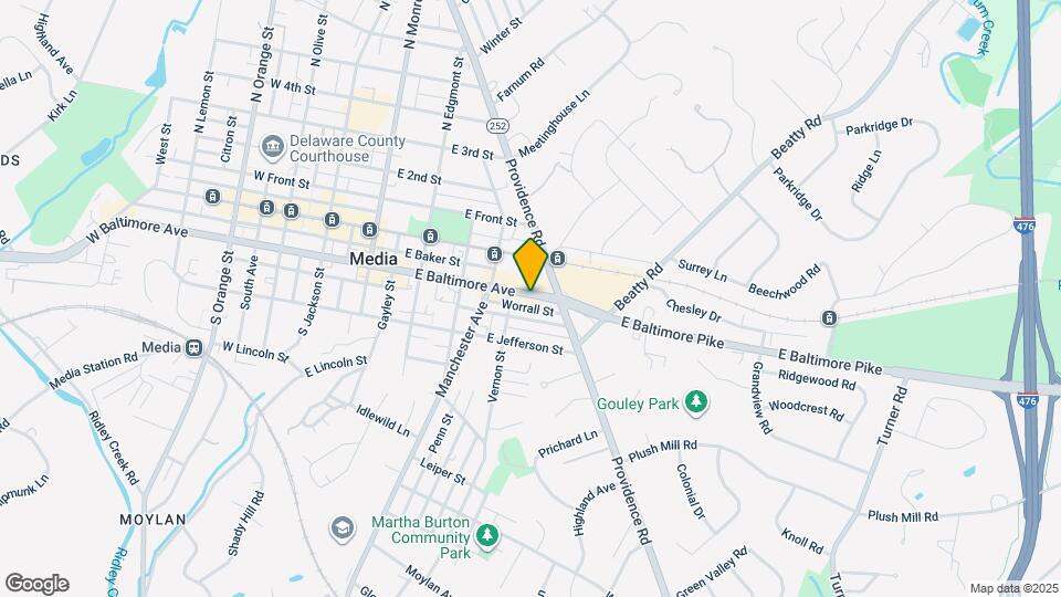 432 E Baltimore Ave Map and Location Details