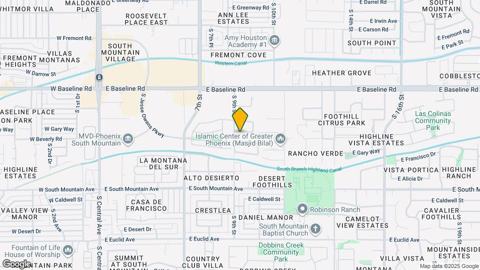 909 E Harwell Rd Map and Location Details