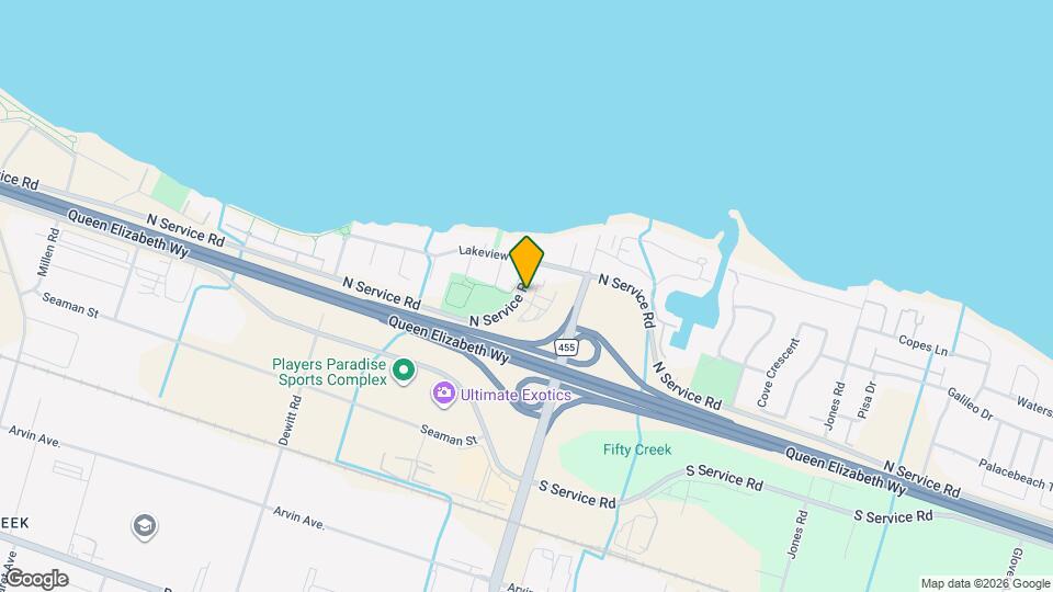 508 N Service Rd Map and Location Details