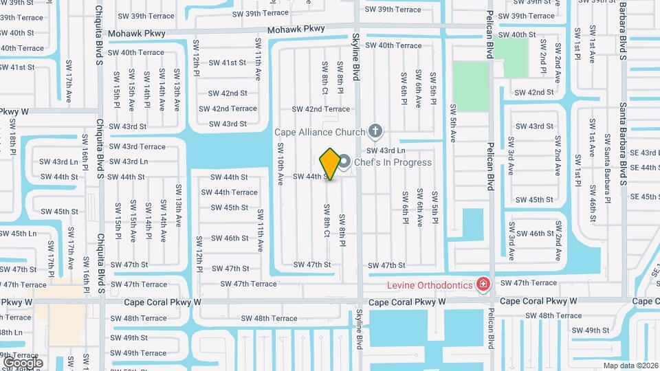 4409 SW 8th Ct Map and Location Details